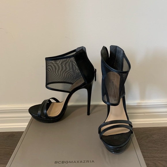 Black high heel sandals - Picture 3 of 5